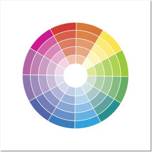 Color Wheel P R t shirt Posters and Art